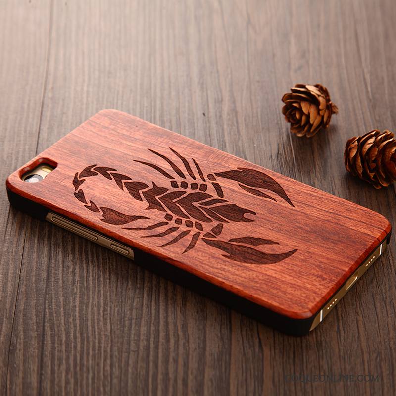 Mi 5 Incassable Coque Petit De Téléphone Étoile Créatif En Bois