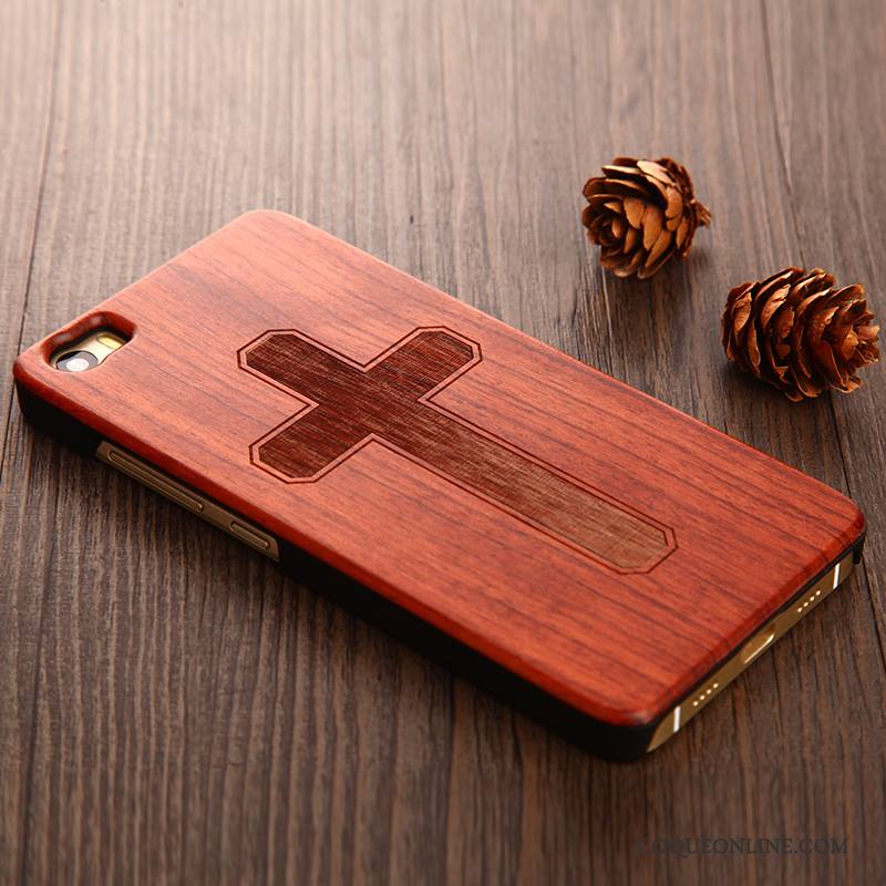 Mi 5 Incassable Coque Petit De Téléphone Étoile Créatif En Bois