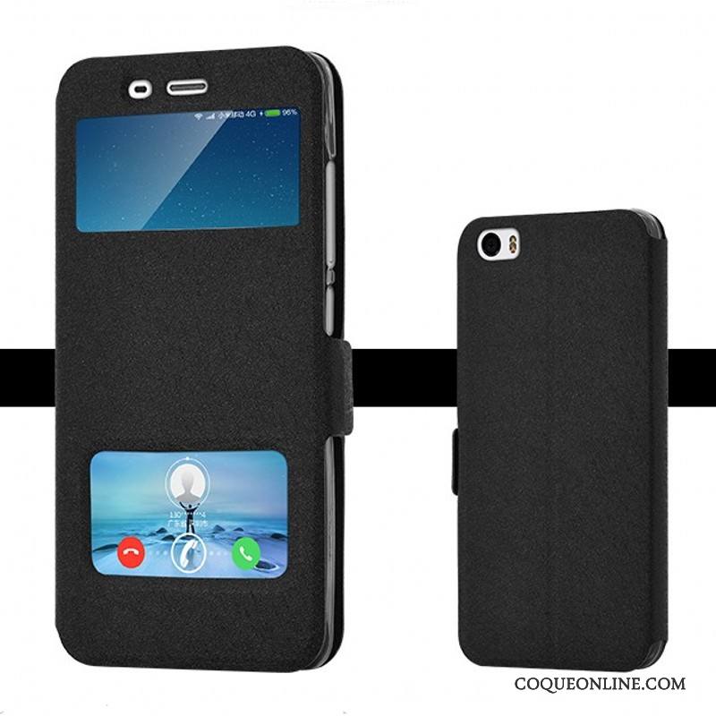 Mi 5 Tendance Incassable Étui En Cuir Silicone Coque Housse Téléphone Portable