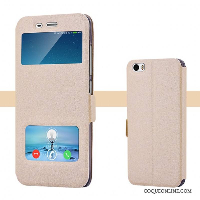 Mi 5 Tendance Incassable Étui En Cuir Silicone Coque Housse Téléphone Portable