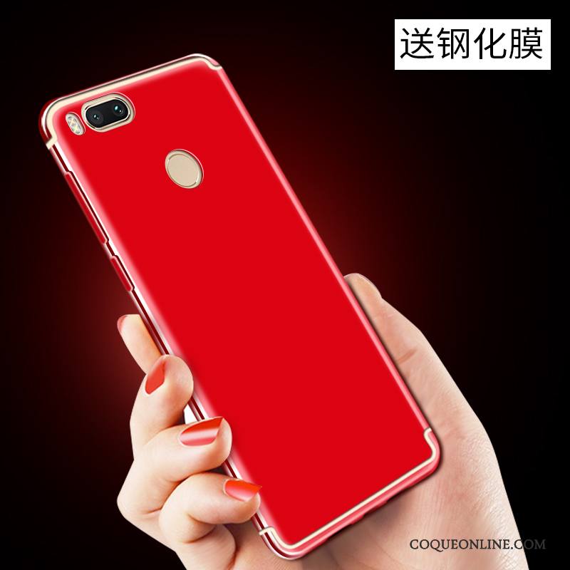 Mi 5x Coque Petit Tendance Rouge Tout Compris Fluide Doux Protection Incassable