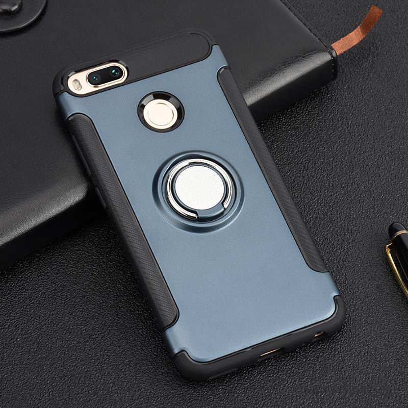 Mi 5x Coque Support Étui Silicone Magnétisme Anneau Protection