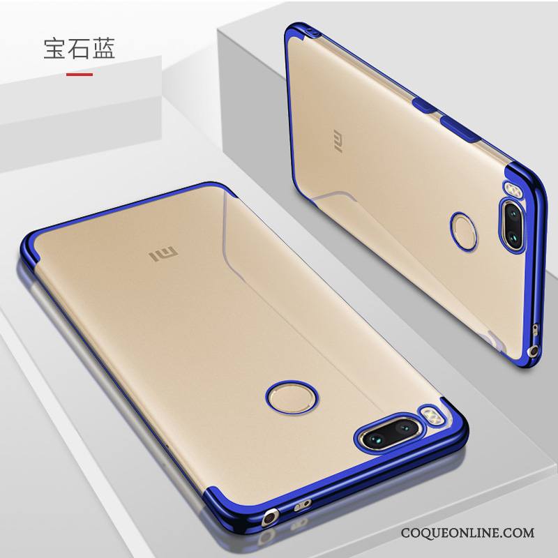 Mi 5x Coque Tout Compris Créatif Nouveau Bleu Protection Silicone Incassable