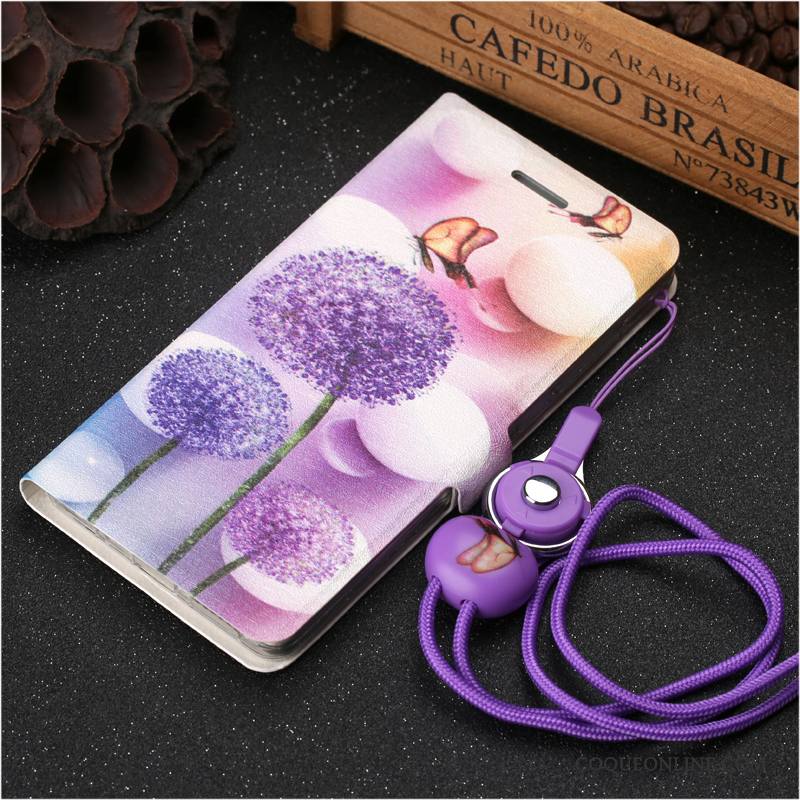 Mi 5x Incassable Protection Violet Étui Étui En Cuir Coque De Téléphone Tout Compris