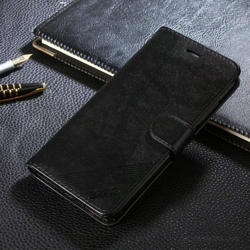 Mi 5x Étui Coque De Téléphone Protection Incassable Fluide Doux Petit Cuir Véritable