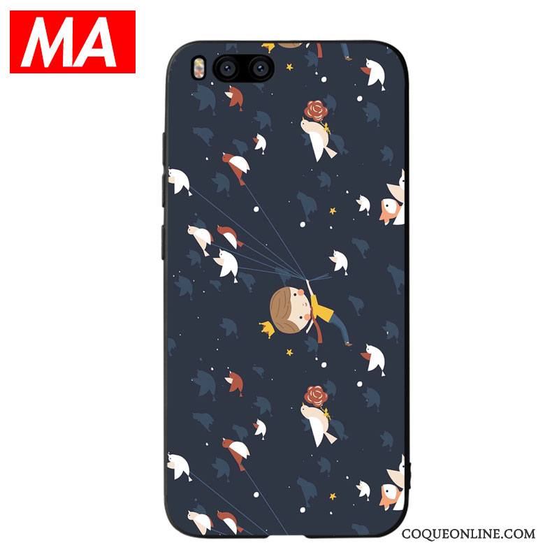 Mi 6 Bleu Dessin Animé Personnalité Protection Étui Créatif Coque De Téléphone