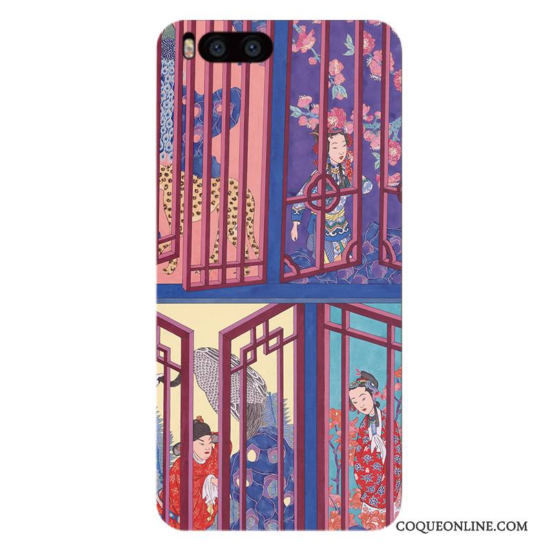 Mi 6 Coque De Téléphone Étui Téléphone Portable Personnalité Rouge Petit Vent