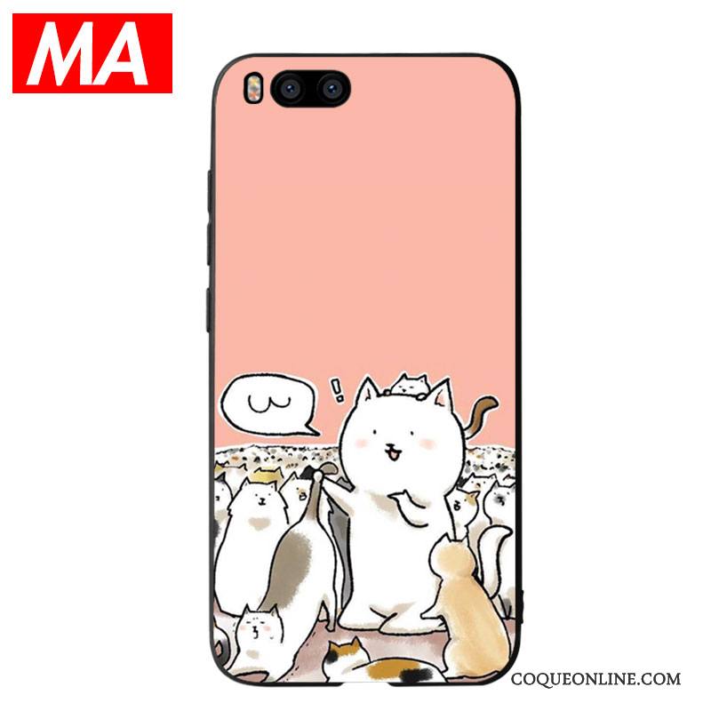 Mi 6 Coque Drôle Étui Protection Créatif Personnalité Petit Peinte À La Main