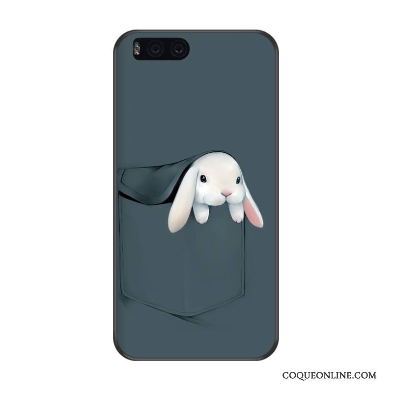 Mi 6 Coque Gaufrage Incassable Dessin Animé Tout Compris Étui Fluide Doux Support