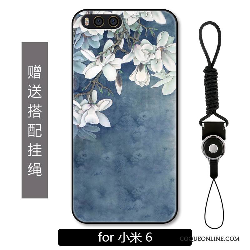 Mi 6 Coque Mode Ornements Suspendus Frais Protection Simple Art Incassable