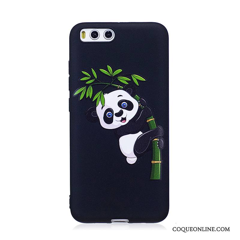 Mi 6 Coque Peinture Dessin Animé Violet Protection Tendance Gaufrage Petit