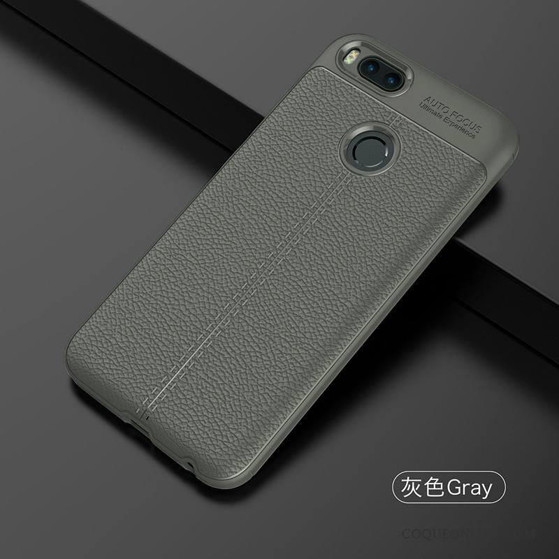 Mi 6 Incassable Silicone Personnalité Protection Noir Tout Compris Coque