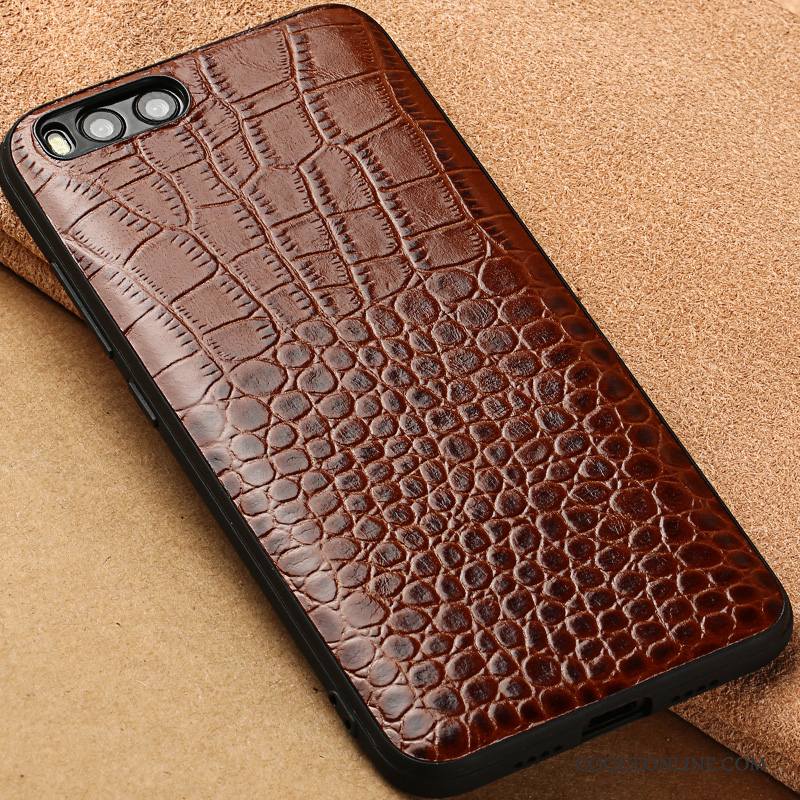 Mi 6 Luxe Difficile Petit Coque Protection Étui En Cuir Tout Compris