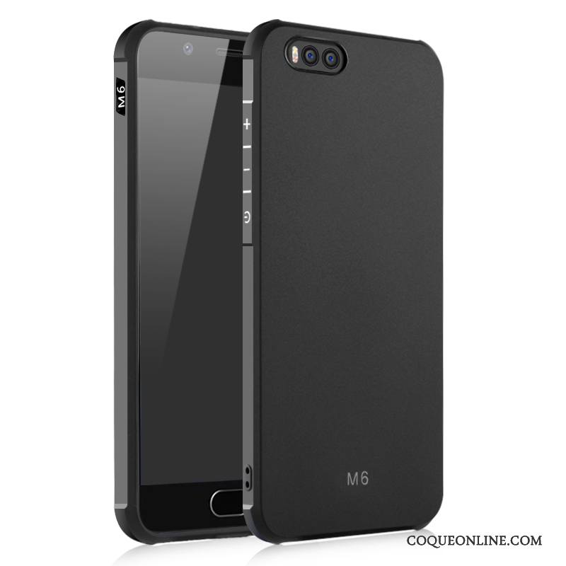 Mi 6 Noir Protection Coque De Téléphone Délavé En Daim Tout Compris Créatif Petit