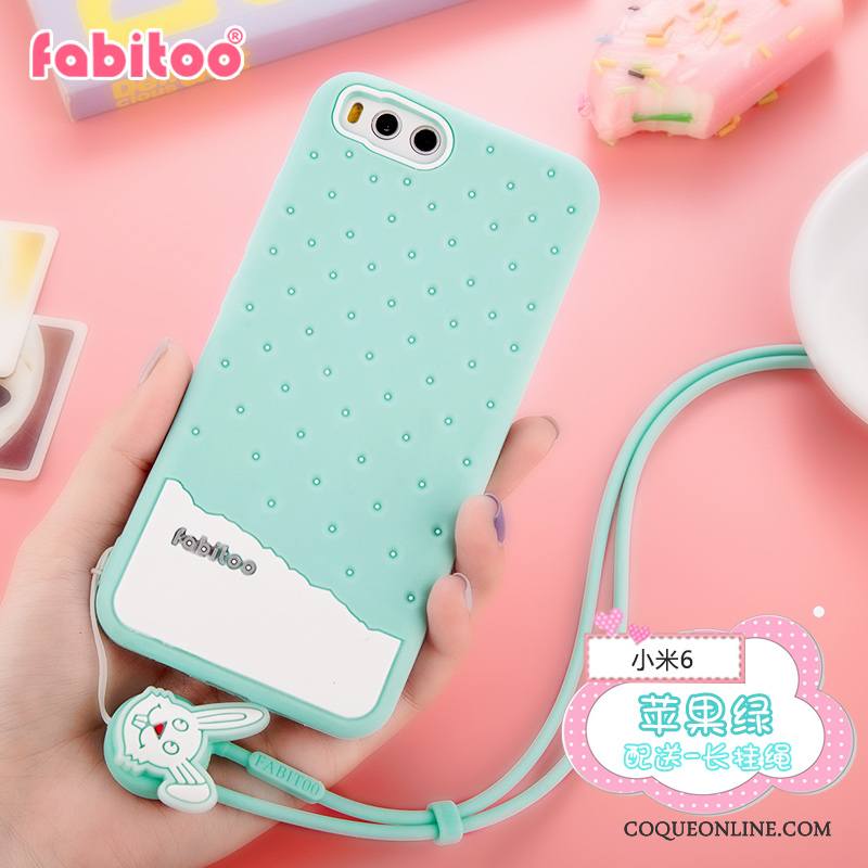 Mi 6 Petit Fluide Doux Coque De Téléphone Silicone Étui Tout Compris Protection