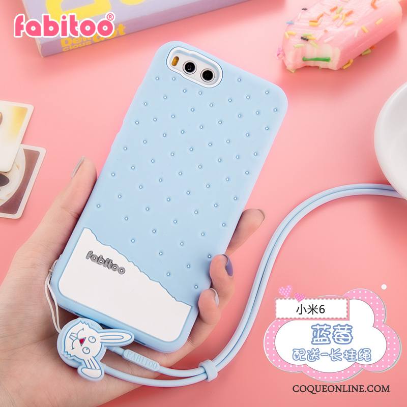 Mi 6 Petit Fluide Doux Coque De Téléphone Silicone Étui Tout Compris Protection