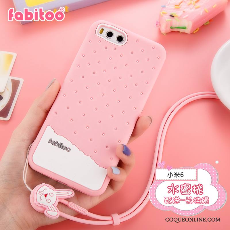 Mi 6 Petit Fluide Doux Coque De Téléphone Silicone Étui Tout Compris Protection