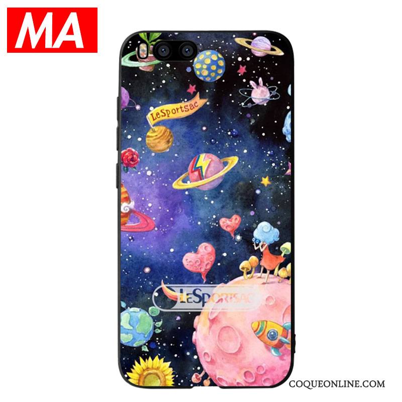 Mi 6 Protection Paysage Tout Compris Personnalité Coque De Téléphone Abstrait Silicone