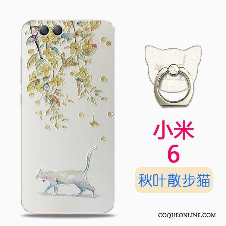 Mi 6 Transparent Coque Étui Incassable Protection Tout Compris Dessin Animé