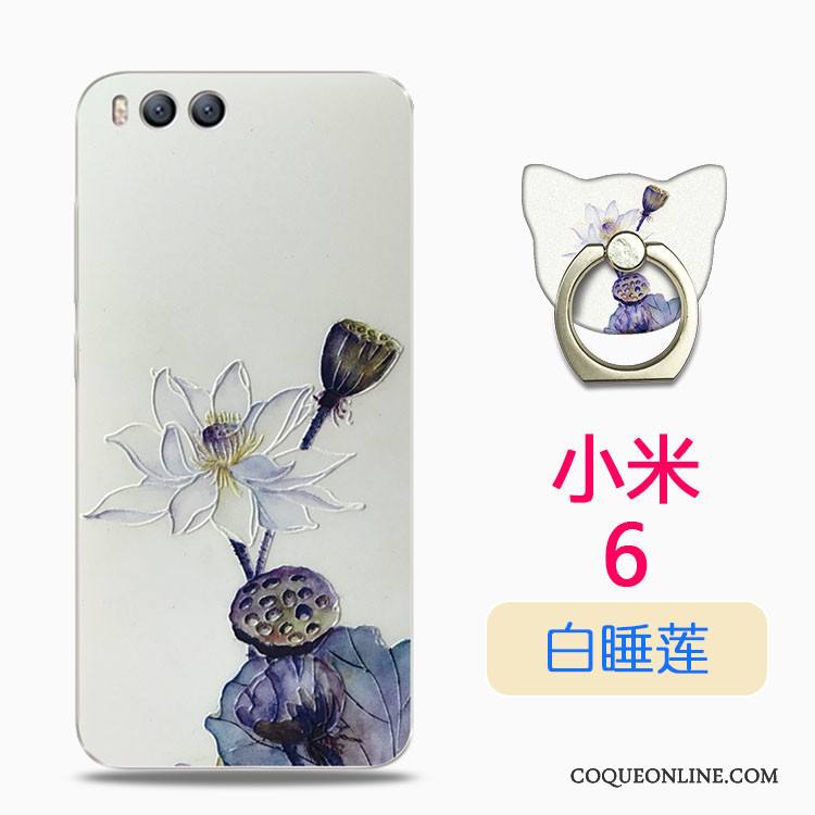 Mi 6 Transparent Coque Étui Incassable Protection Tout Compris Dessin Animé