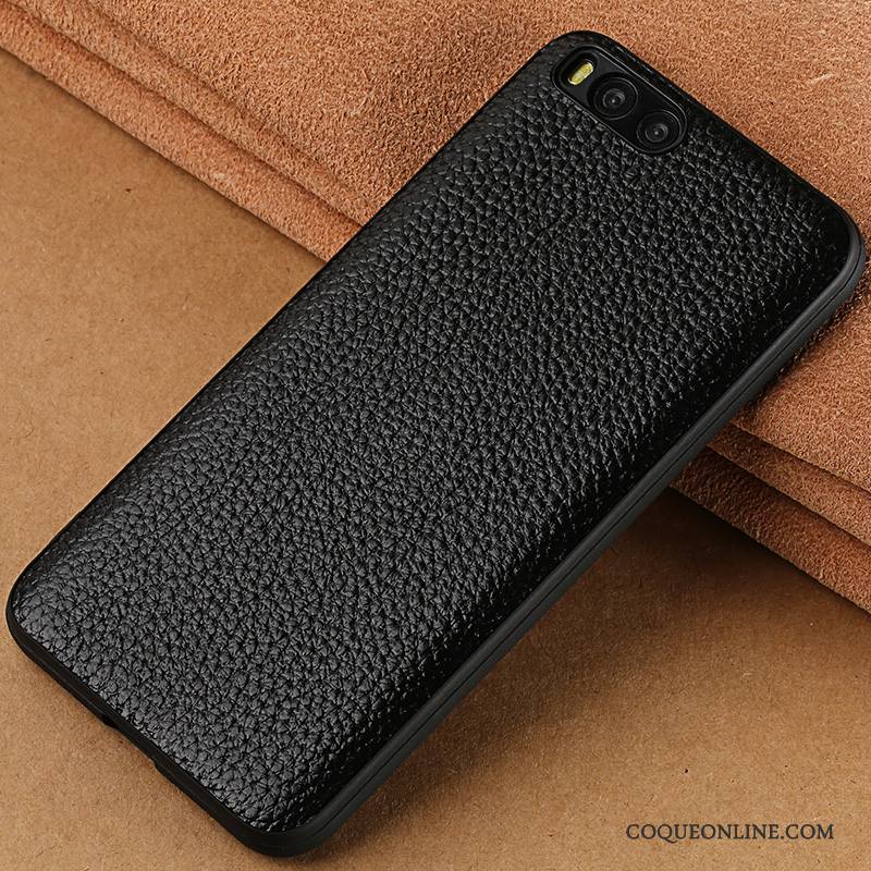 Mi 6 Étui Luxe Marque De Tendance Incassable Difficile Cuir Véritable Coque De Téléphone