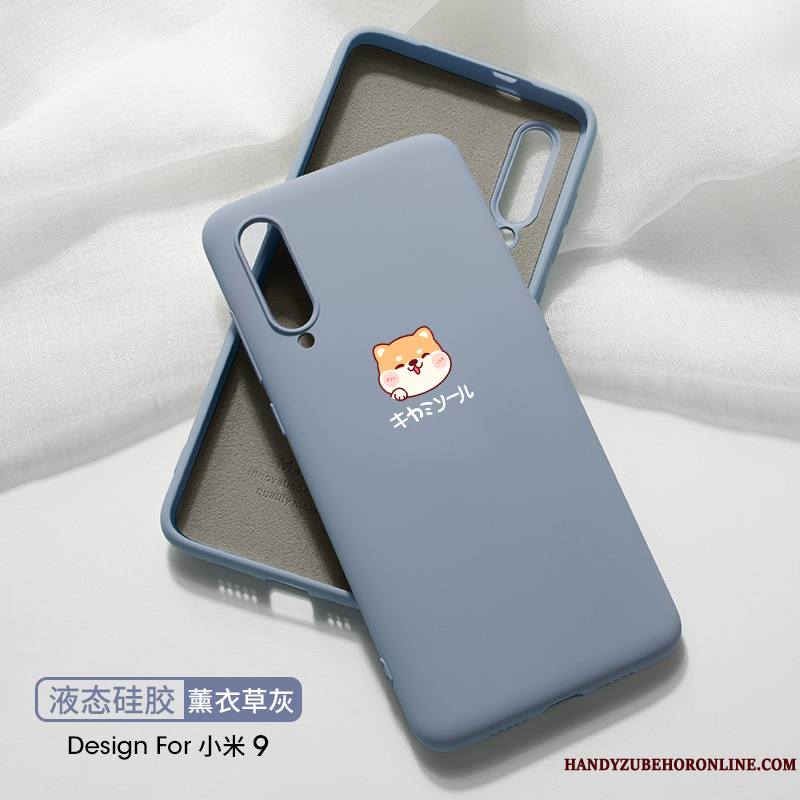 Mi 9 Coque Simple Étui Silicone Petit Tout Compris Créatif Très Mince