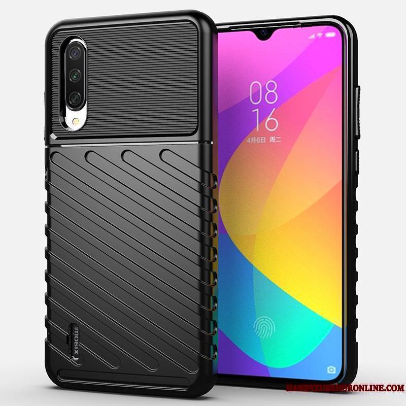 Mi 9 Lite Coque Trois Défenses Protection Petit Membrane Étui Tout Compris Silicone