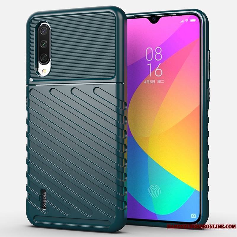 Mi 9 Lite Coque Trois Défenses Protection Petit Membrane Étui Tout Compris Silicone