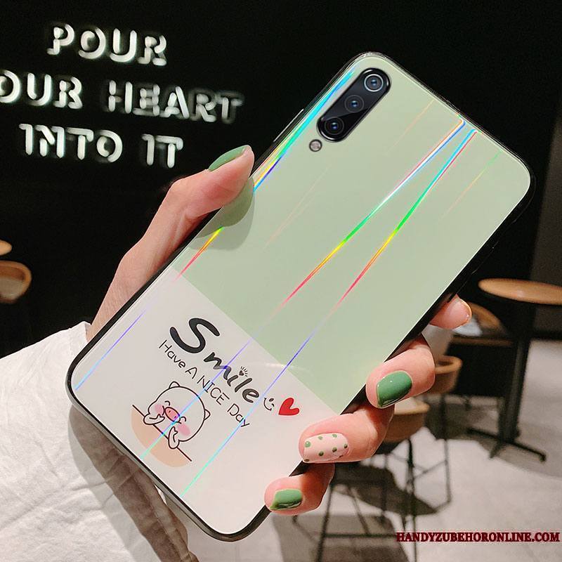 Mi 9 Lite Coque Étui Fluide Doux Dessin Animé Transparent Incassable Personnalité