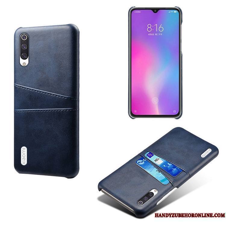 Mi 9 Lite Personnalité Coque De Téléphone Bovins Jeunesse Cuir Petit Modèle Fleurie