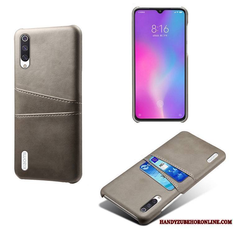 Mi 9 Lite Personnalité Coque De Téléphone Bovins Jeunesse Cuir Petit Modèle Fleurie