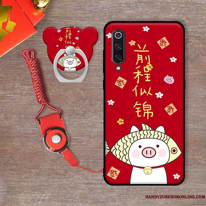 Mi 9 Se Coque De Téléphone Personnalité Orange Étui Protection Simple