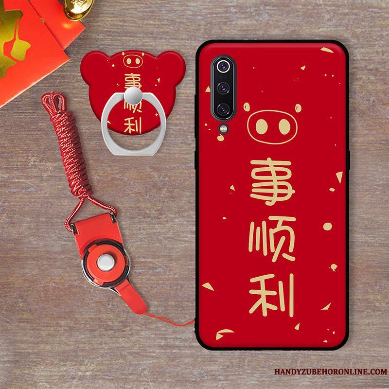 Mi 9 Se Coque De Téléphone Personnalité Orange Étui Protection Simple