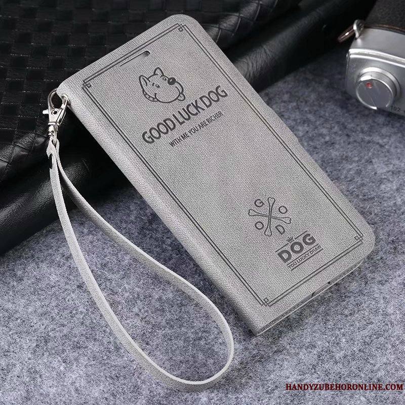 Mi 9 Se Coque Incassable Chat Fluide Doux Étui En Cuir Charmant Protection Business