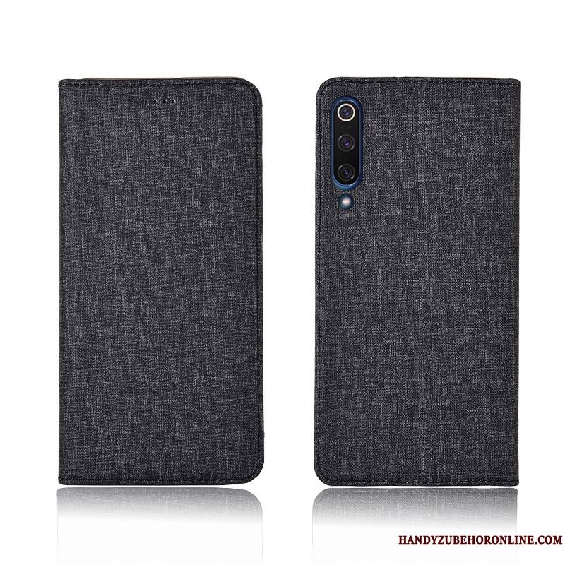 Mi 9 Se Coque Nouveau Lin Personnalisé Modèle Protection De Téléphone