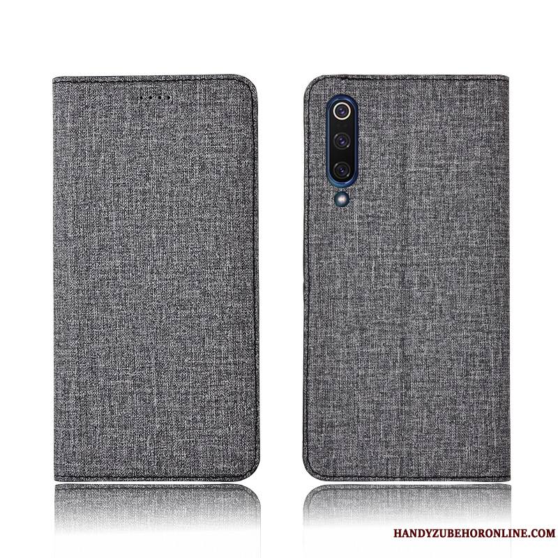 Mi 9 Se Coque Nouveau Lin Personnalisé Modèle Protection De Téléphone