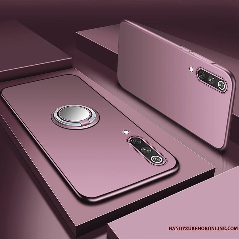 Mi 9 Se Petit Coque De Téléphone Personnalité Délavé En Daim Violet Protection Incassable