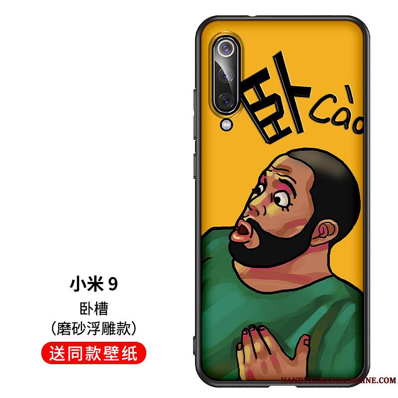 Mi 9 Silicone Net Rouge Créatif Tout Compris Coque De Téléphone Marque De Tendance Dessin Animé