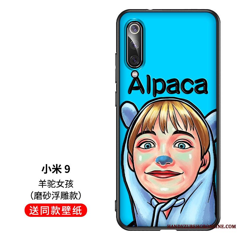 Mi 9 Silicone Net Rouge Créatif Tout Compris Coque De Téléphone Marque De Tendance Dessin Animé