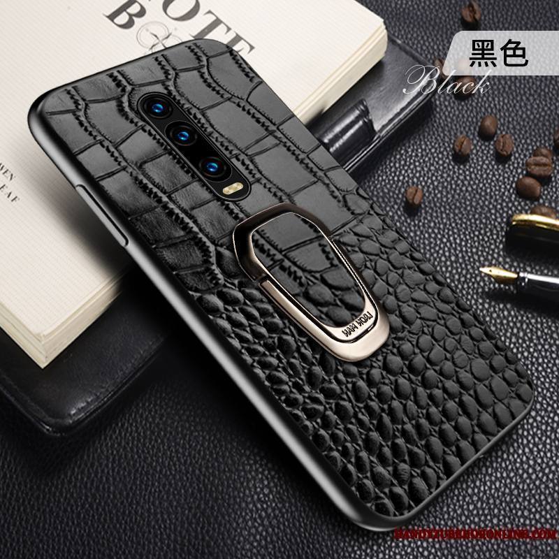 Mi 9t Pro Coque Business Noir Étui En Cuir Petit Incassable Magnétisme Mode