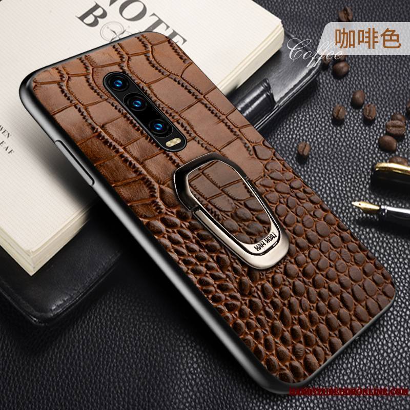 Mi 9t Pro Coque Business Noir Étui En Cuir Petit Incassable Magnétisme Mode