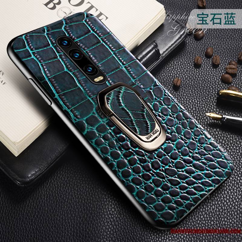 Mi 9t Pro Coque Business Noir Étui En Cuir Petit Incassable Magnétisme Mode