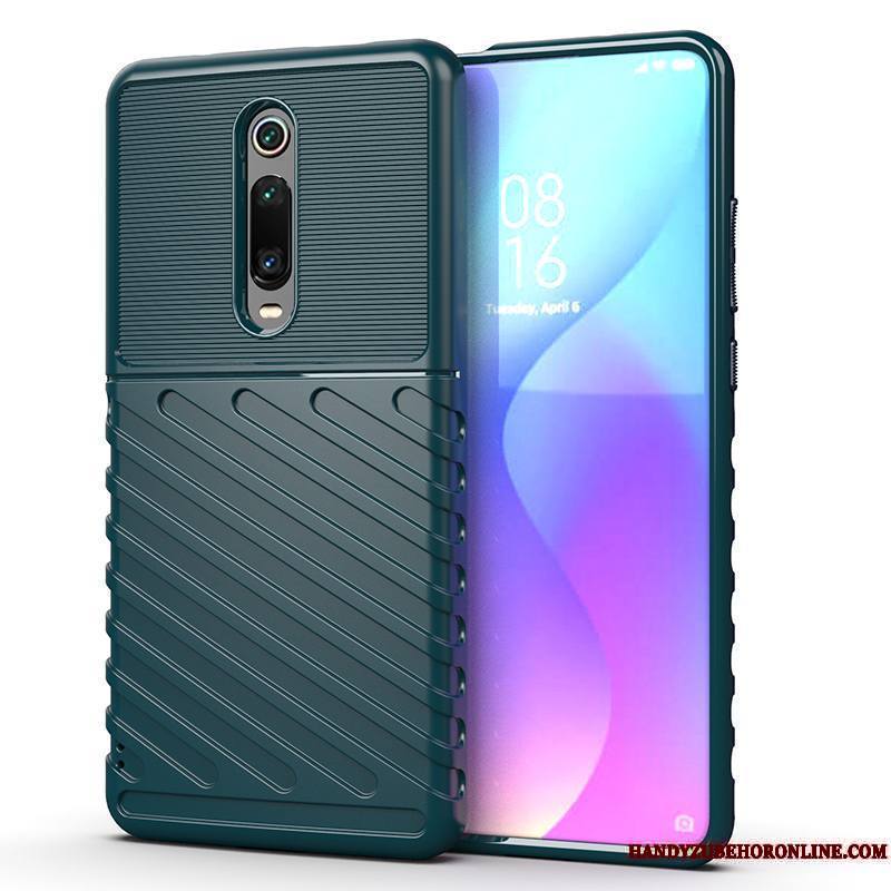 Mi 9t Pro Rayé Coque De Téléphone Mode Fluide Doux Tempérer Petit Incassable