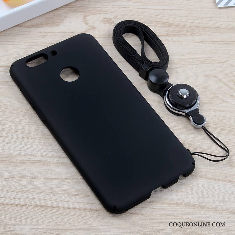 Mi A1 Incassable Coque De Téléphone Noir Protection Difficile Ornements Suspendus Étui