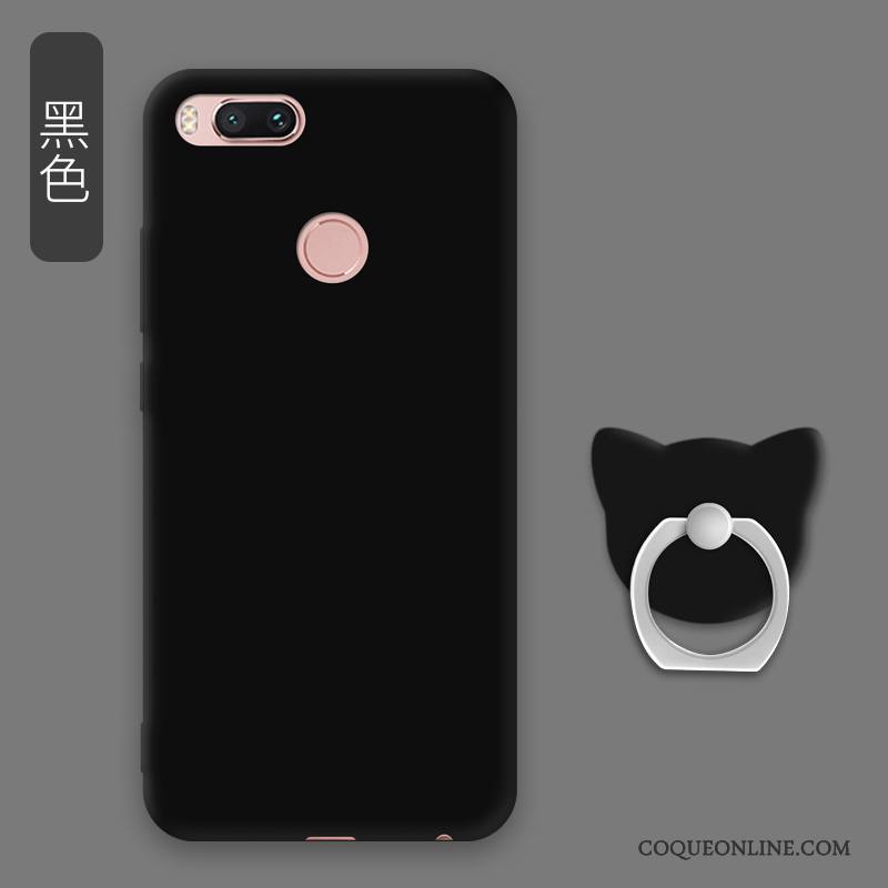 Mi A1 Petit Personnalité Coque Fluide Doux Anneau De Téléphone Tendance