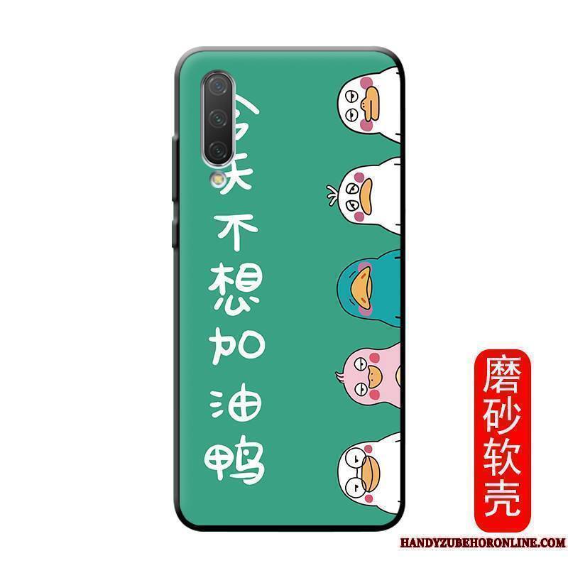 Mi A3 Coque Canard Modèle Vert Personnalité Charmant Fluide Doux Mode