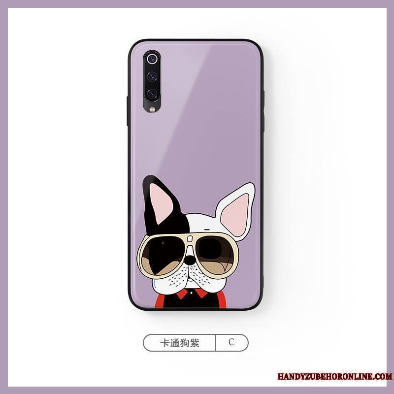 Mi A3 Coque Créatif Bleu Chiens Tendance Net Rouge Petit Dessin Animé