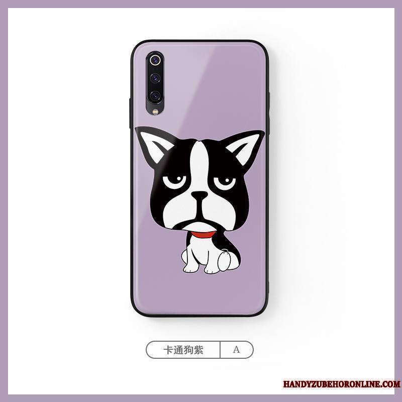 Mi A3 Coque Créatif Bleu Chiens Tendance Net Rouge Petit Dessin Animé