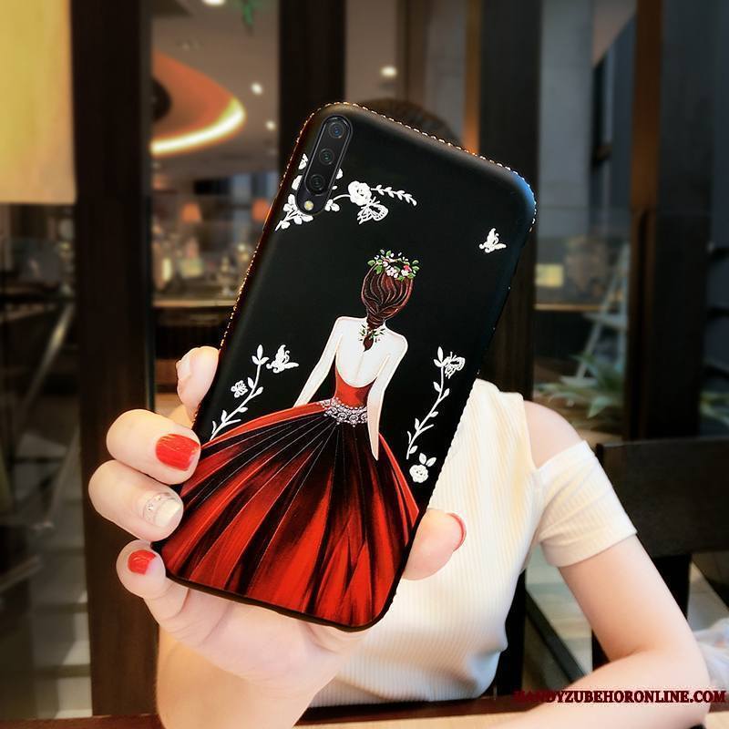 Mi A3 Coque De Téléphone Étui Incruster Strass Mode Anneau Protection Dessin Animé