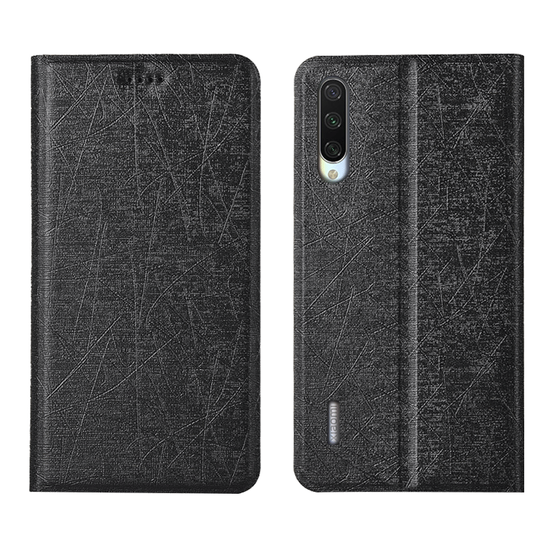 Mi A3 Coque Petit Modèle Fleurie Tout Compris Housse Étui En Cuir Incassable Or